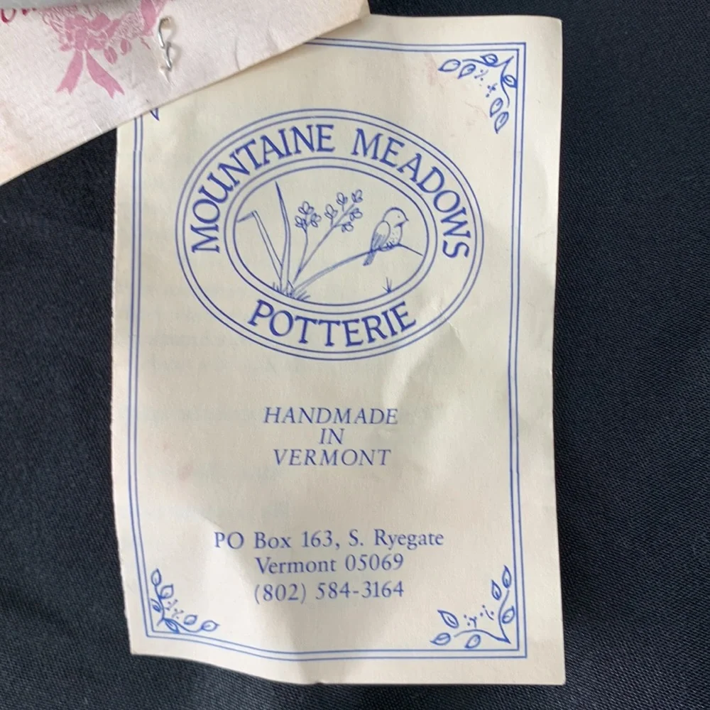 VTG 1990 Mountaine Meadow Potterie “Puddle Ducks” first plate, cup & spoon set